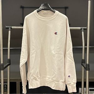 CHAMPION REVERSE WEAVE CREWNECK (WHITE)